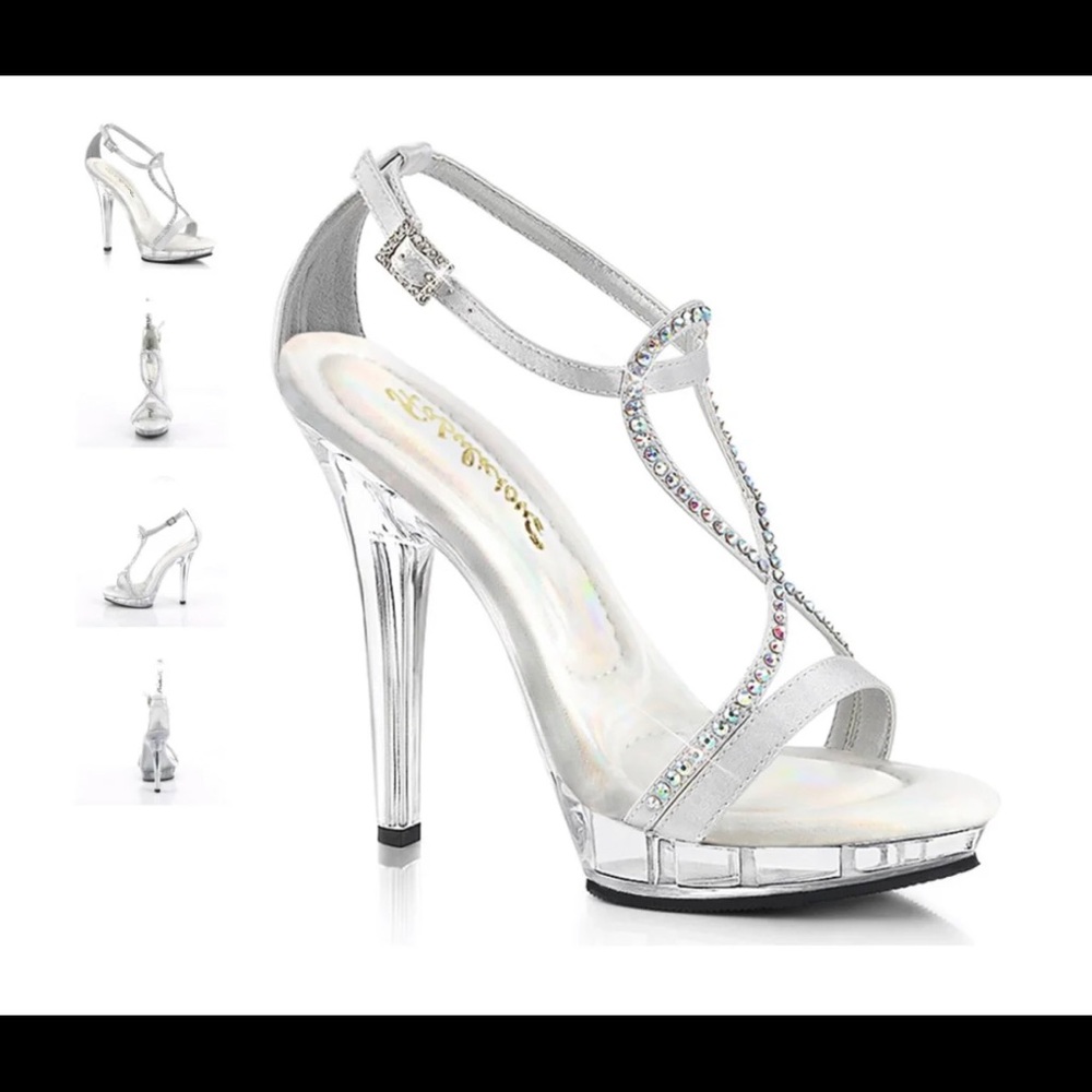 Rhinestone heels